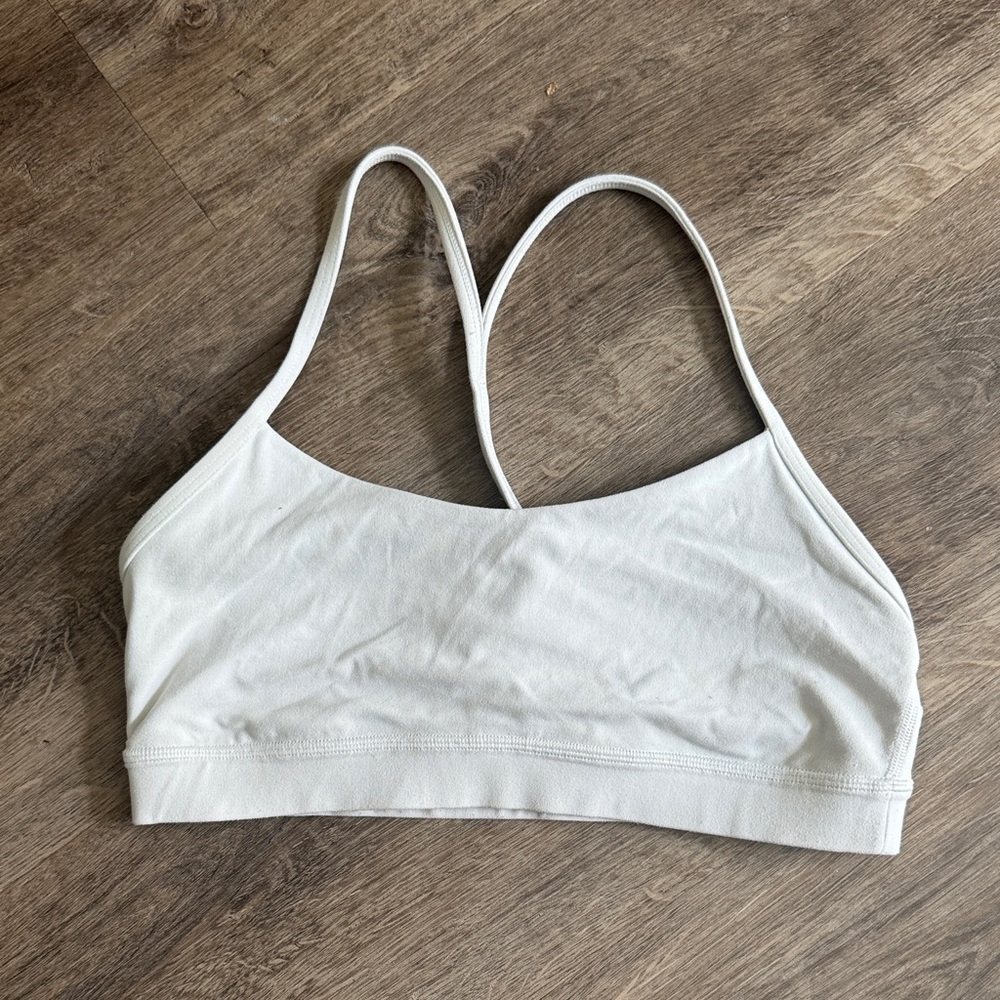 Lululemon Y back sports bra size 8 white